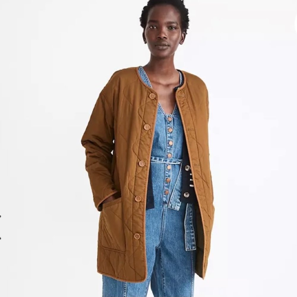 Madewell Reversible Quilted Liner Jacket MA286 XS - Picture 2 of 8
